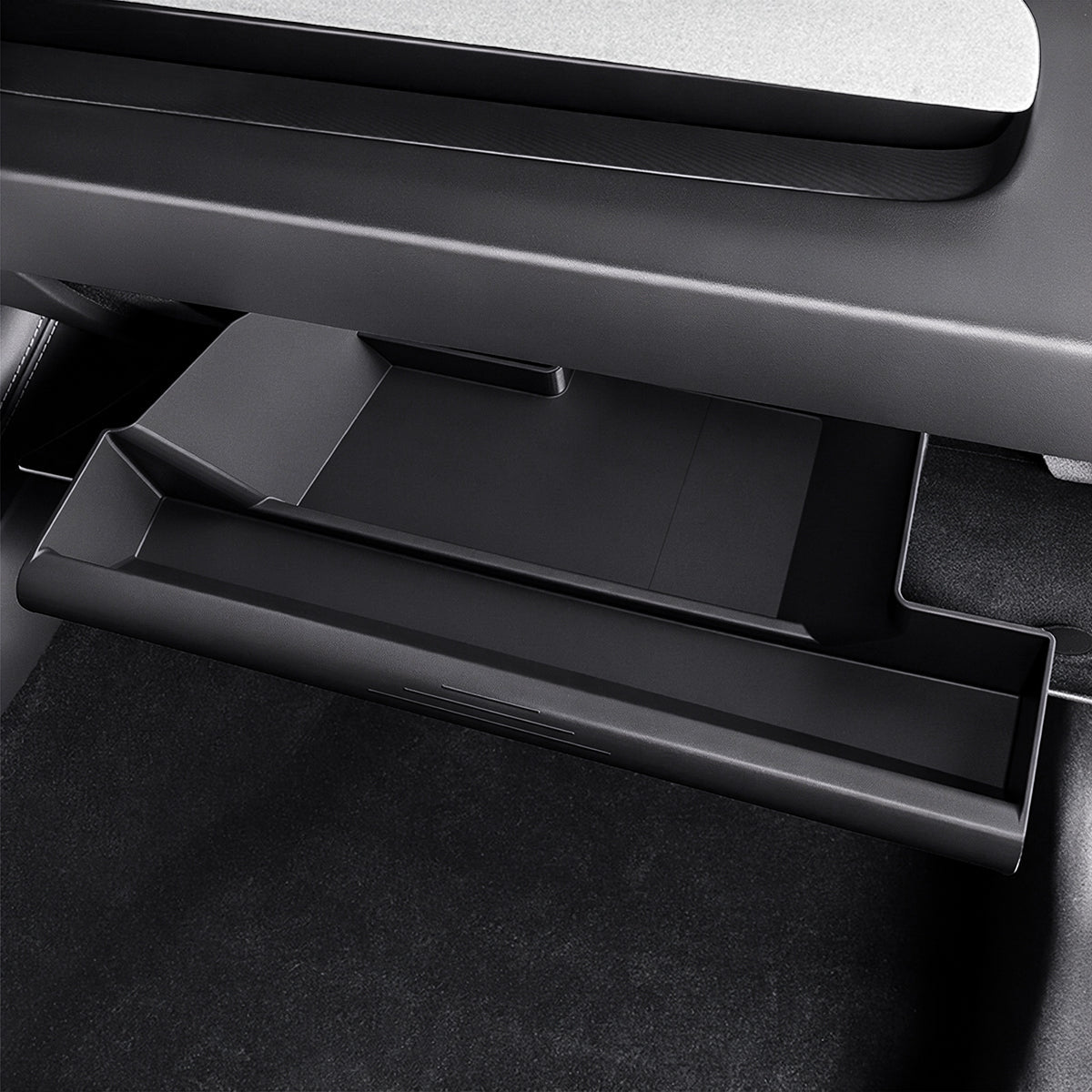 Push-Pull Glovebox Storage Case for Tesla Model 3 Highland / Model Y Juniper / YL (LHD) Tesery Official Store