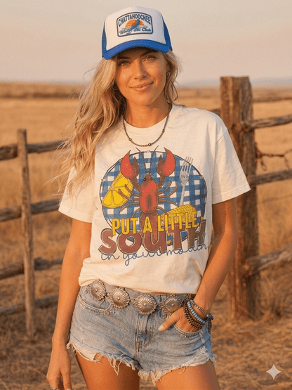 Put A Little South In Your Mouth Graphic Tee Wild Junkie