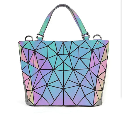 Geometric Laser Women's Handbag and Crossbody Bag