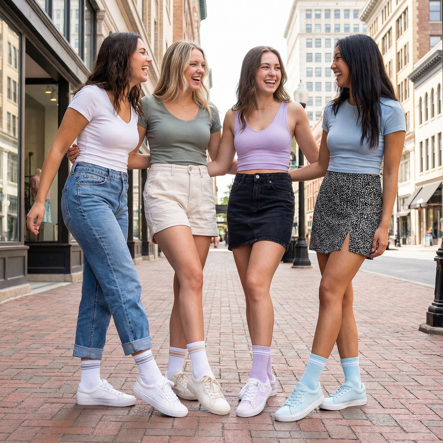 Women's Quarter Crew 4-Pack DeadSoxy