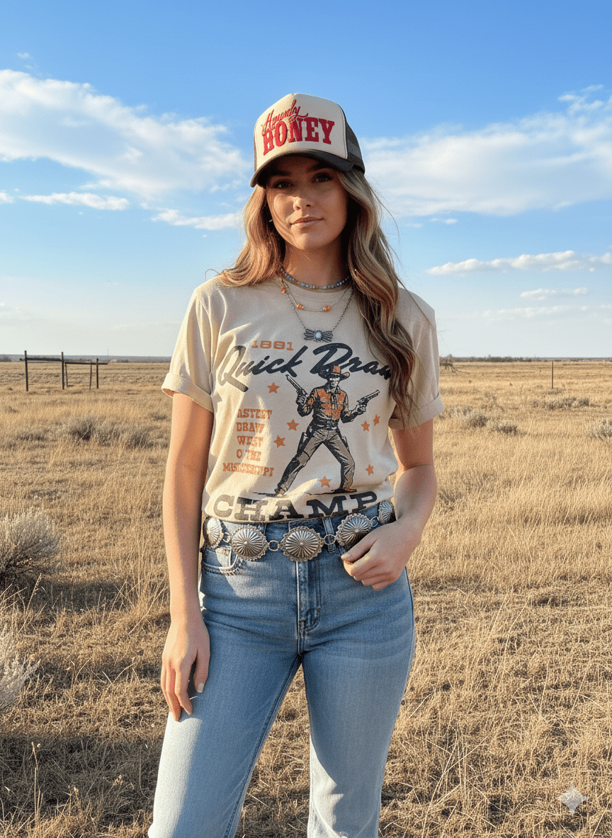 Quick Draw Champ Graphic Tee Wild Junkie