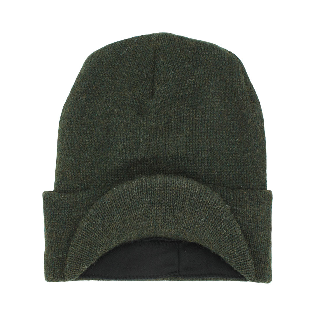 Brimmed Alpaca Knit Radar Mash Hat Purely Alpaca