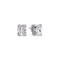 Radiant Diamond Basket Stud Earring Fascinating Diamonds