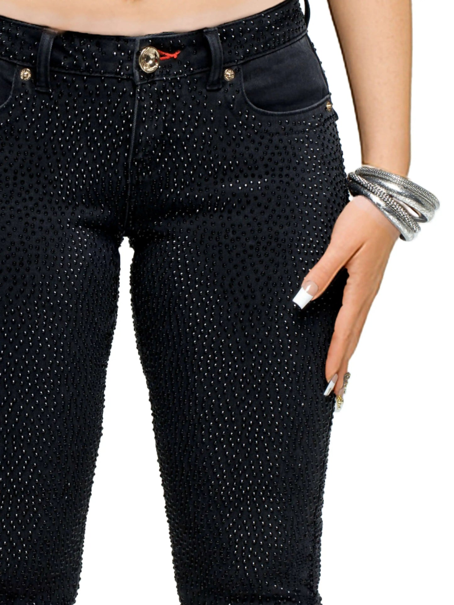 Rain on Me Jean - Black Apple Bottom Jeans
