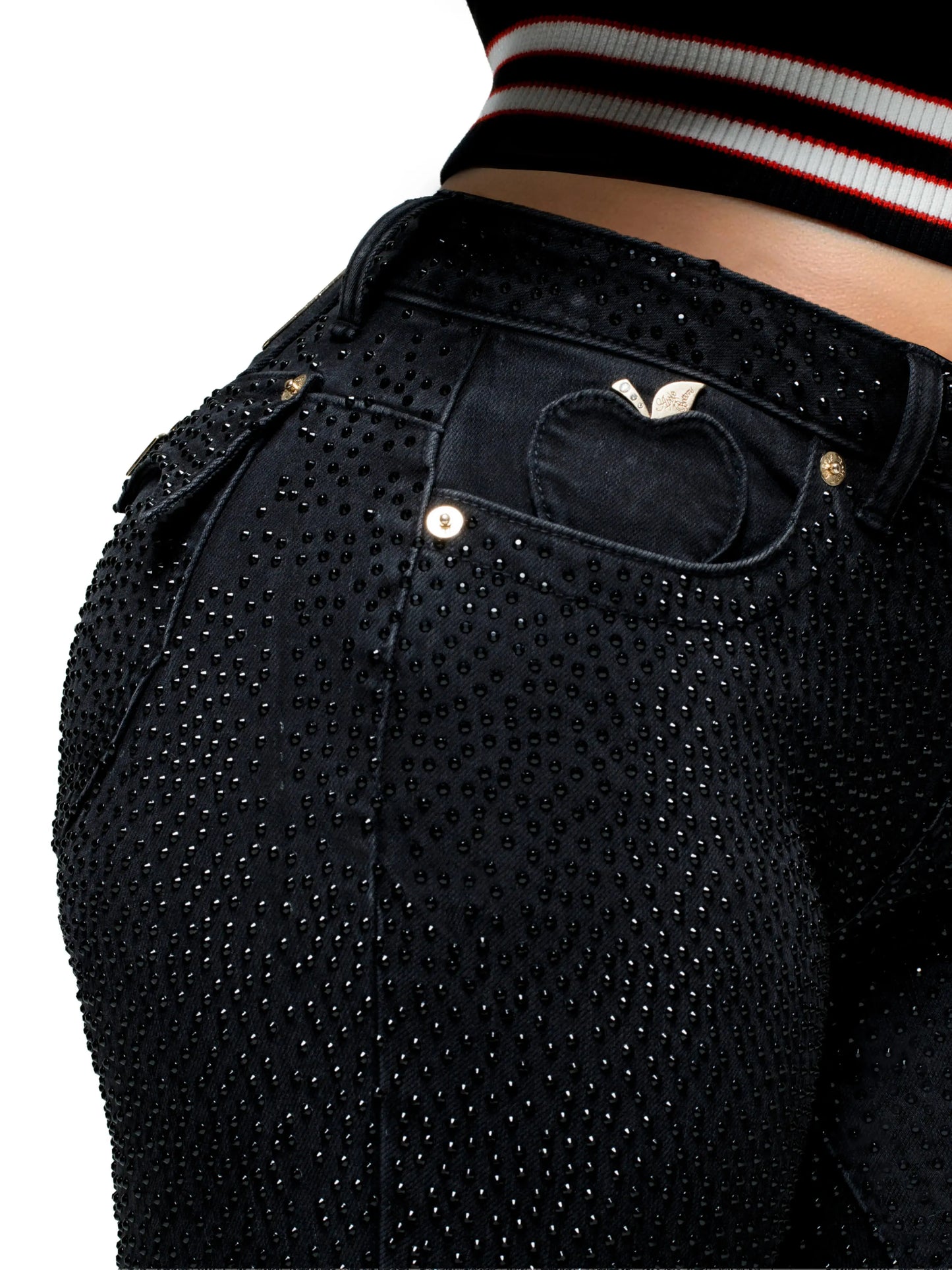 Rain on Me Jean - Black Apple Bottom Jeans