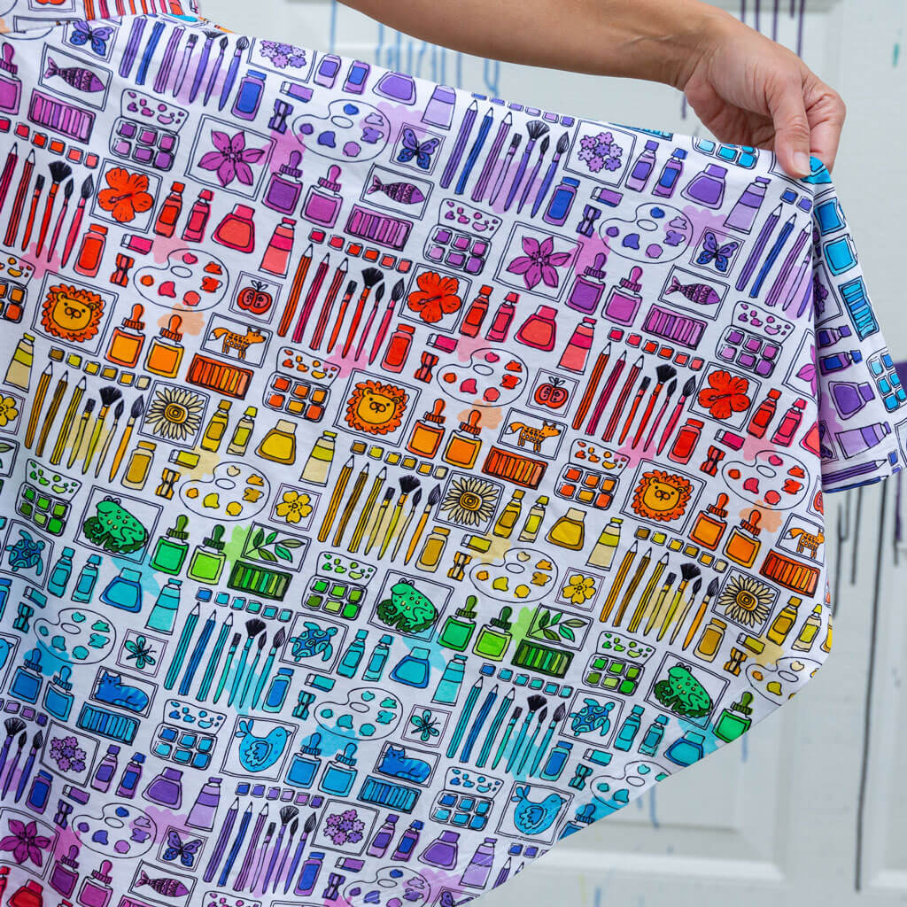 Adult "Smarty Paints" Rainbow Art Supplies Super Twirler Dress with Pockets Princess Awesome & Boy Wonder