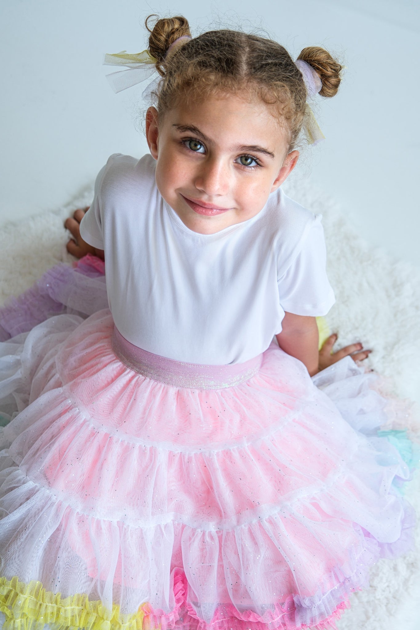Rainbow Sparkle Tutu Skirt Honey and Hive