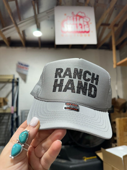 Ranch Hand Trucker Hat Wild Junkie
