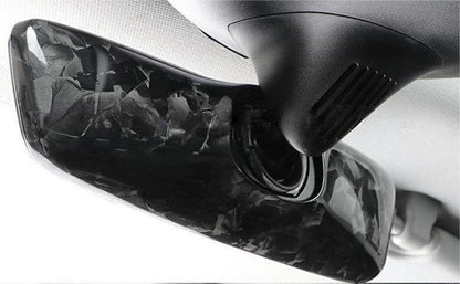 Dry Carbon Fiber Interior Rearview Mirror Cover for Model 3/Y | 4 Finishes | Lightweight Tesery Official Store