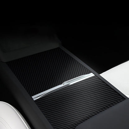 Real Carbon Panel Console Wrap for  Tesla Model 3 Highland & Model Y Juniper Tesery Official Store