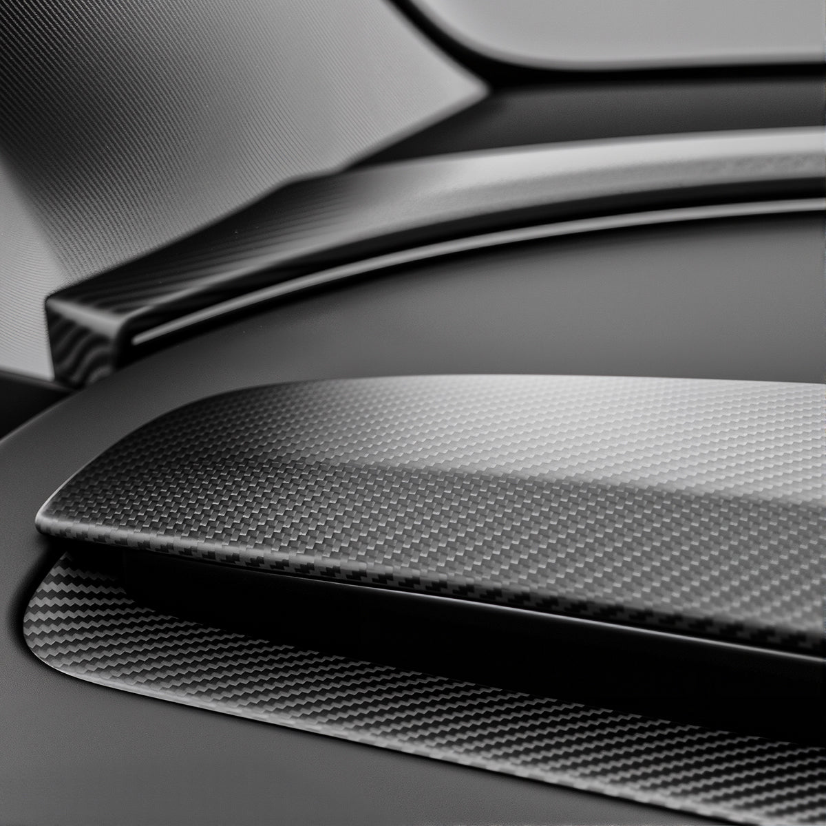 TESERY Real Dry Carbon Fiber Dashboard Cover Overlay for Model 3 Highland / Model Y Juniper Tesery Official Store