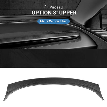 TESERY Real Dry Carbon Fiber Dashboard Cover Overlay for Model 3 Highland / Model Y Juniper Tesery Official Store