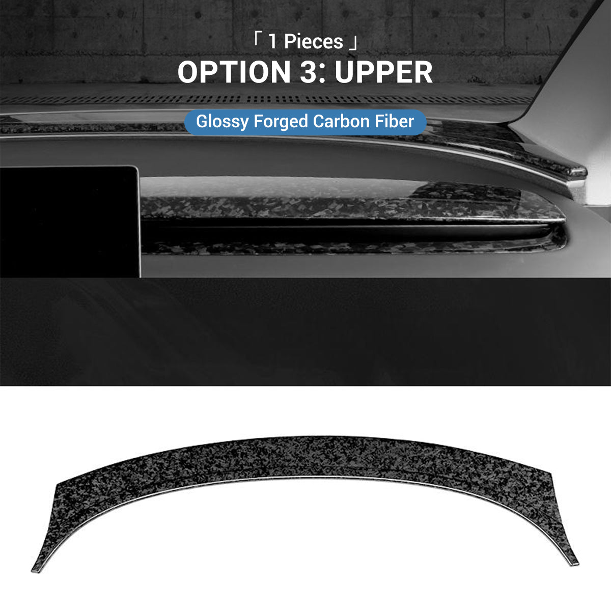 TESERY Real Dry Carbon Fiber Dashboard Cover Overlay for Model 3 Highland / Model Y Juniper Tesery Official Store