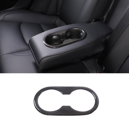 Rear Seat Water Cup Holder Trim Interior Accessories for Tesla Model 3 / Y Tesery Official Store