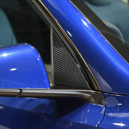 A-Pillar Accent Overlays for Model Y 2020-2025.03 | Mirror Area | Self-Adhesive Tesery Official Store