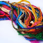 "Nicole's Favorite Ribbon" Recycled Sari Silk "Tibet Jewels"-  Perfect for Crafting, Gift Wrap & More