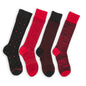 Red / Black Dress Socks 4 Pack DeadSoxy