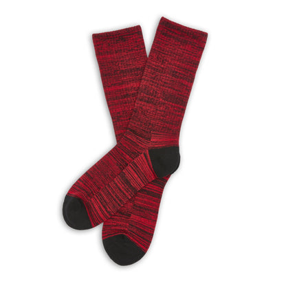 Red / Black Marl Casual Socks DeadSoxy