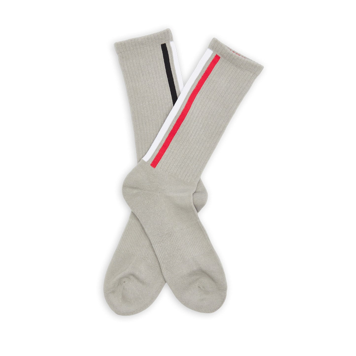 Red / Black Vertical Stripe Casual Socks DeadSoxy