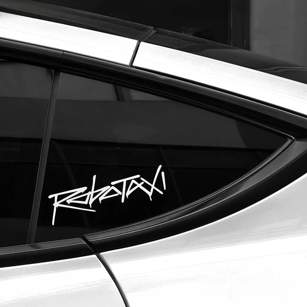 Reflective Robotaxi Decal | Tesla Body & Window Waterproof PVC Sticker Tesery Official Store