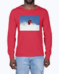 Skiing Bunny Hops, Winter Apparel, Moss Apparel, Unisex Long Sleeve T-Shirt Moss Apparel