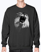 Majestic Lion, Animal Lover Gift, Cozy Casual Wear, Moss Apparel, Unisex Crewneck Sweatshirt Moss Apparel