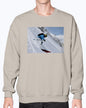 Glacial Plunge Cool Ski Apparel, Moss Apparel, Unisex Crewneck Sweatshirt Moss Apparel