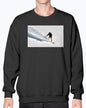 Powder Surfing, Snowboarder, Powder, Winter sport fun, Moss Apparel, Unisex Crewneck Sweatshirt Moss Apparel