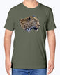 Leopard's Smile, Nature Lover's Apparel, cat lovers, wildlife fans, Moss Apparel, Unisex T-Shirt Moss Apparel