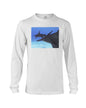 Hammerhead Pursuit, Shark Conservation, Ocean Fan, Moss Apparel, Unisex Long Sleeve T-Shirt Moss Apparel