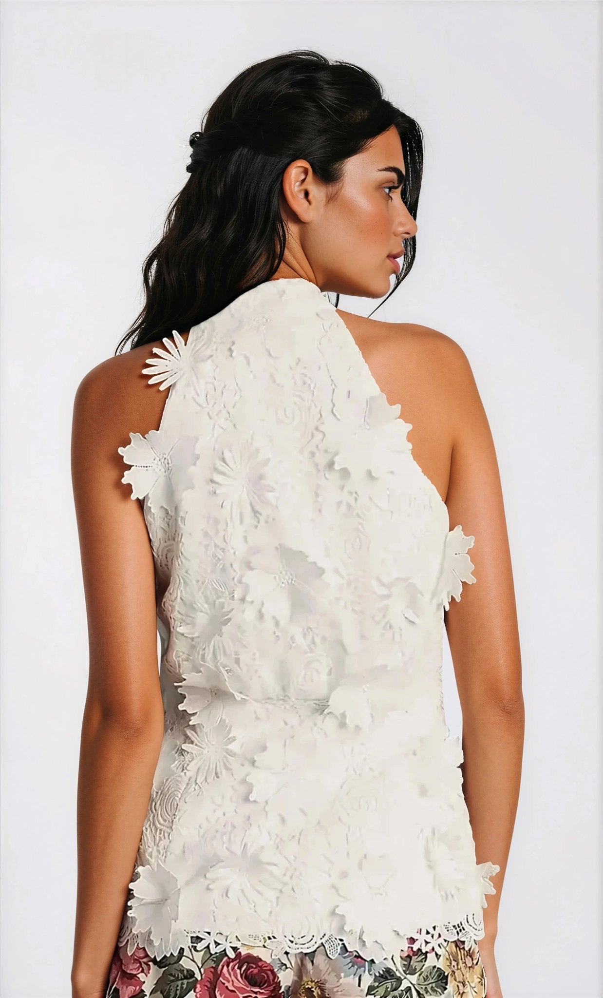 Remy Sleeveless Top – Orchid White XO, Tina