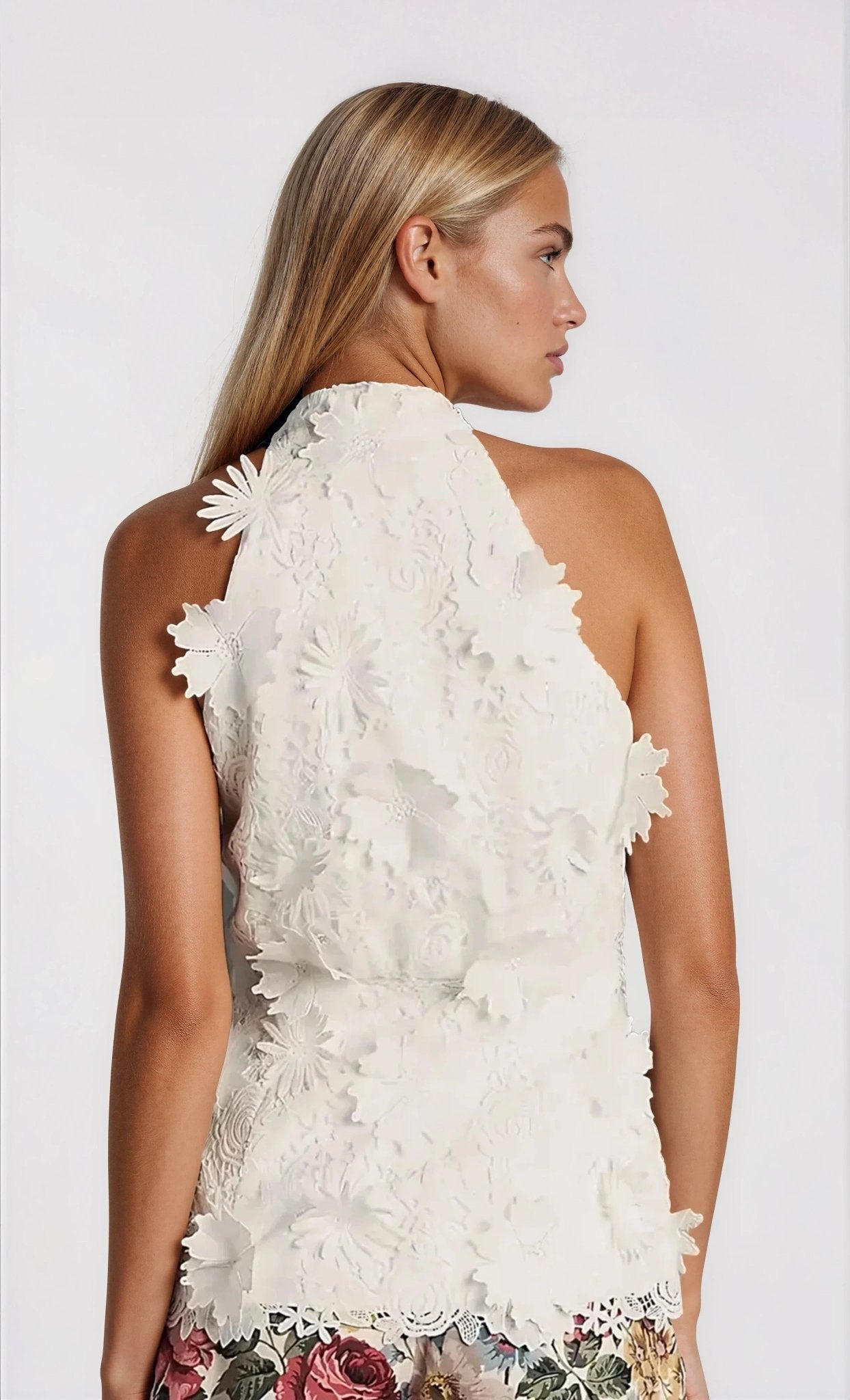 Remy Sleeveless Top – Orchid White XO, Tina