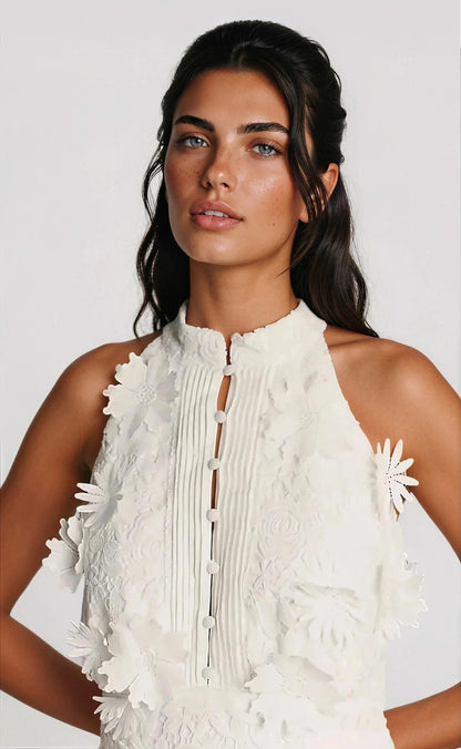 Remy Sleeveless Top – Orchid White XO, Tina