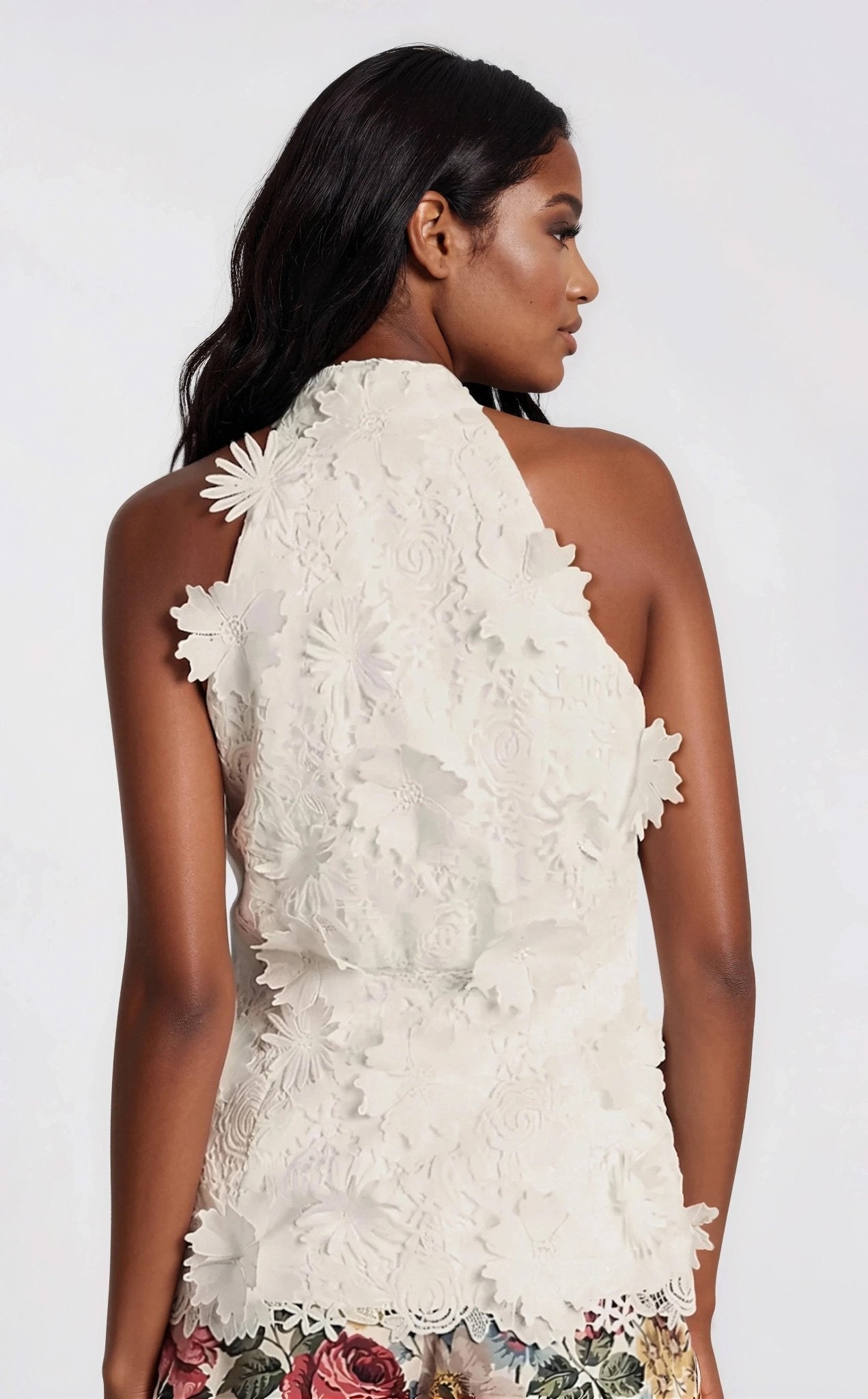 Remy Sleeveless Top – Orchid White XO, Tina