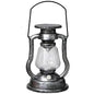 Retro Kerosene Lamp LED Horse Lantern Outdoor Waterproof Portable Rechargeable Solar Powered Flame Light
