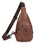 Retro PU Leather Crossbody Bag