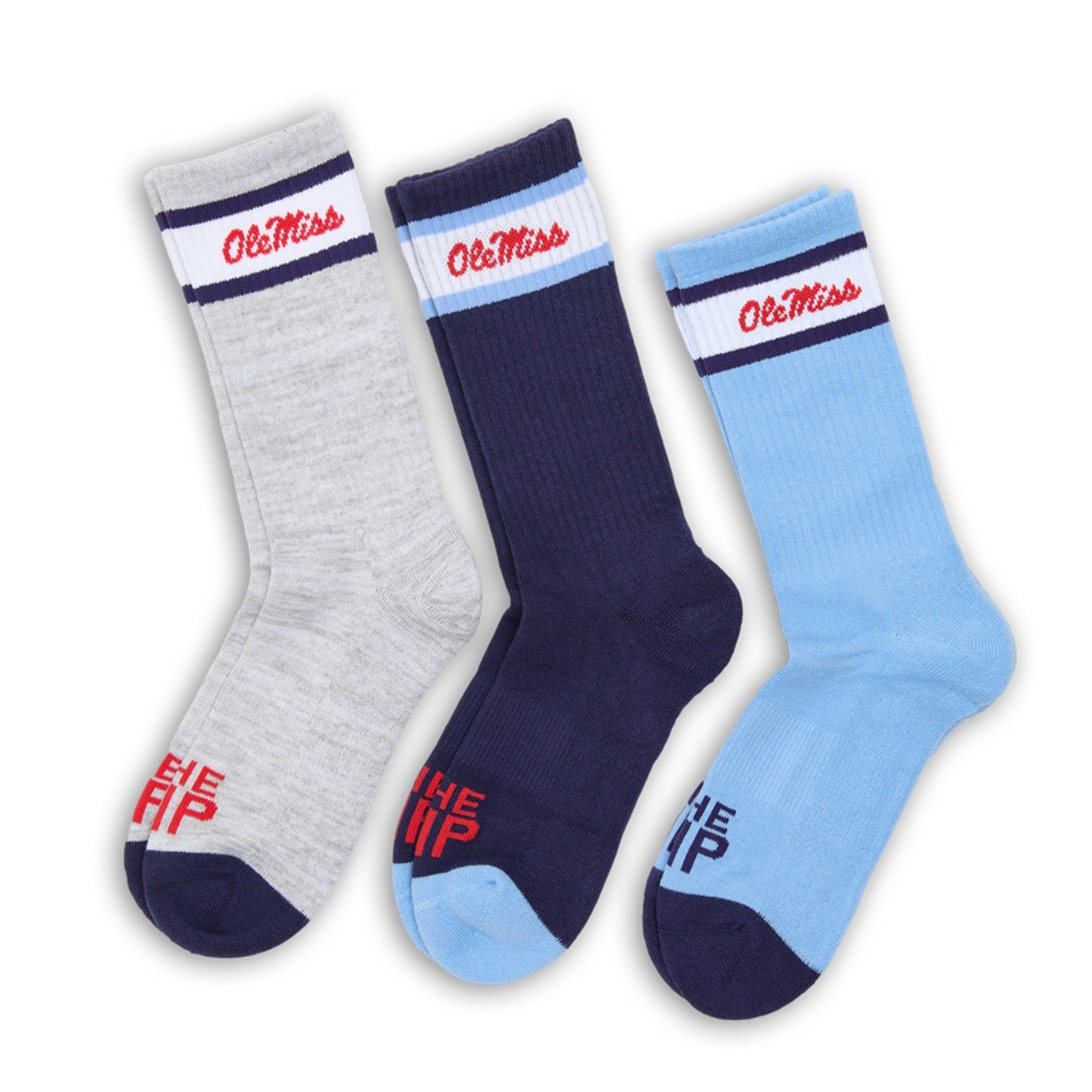 Retro Script Casual Crew 3-Pack DeadSoxy