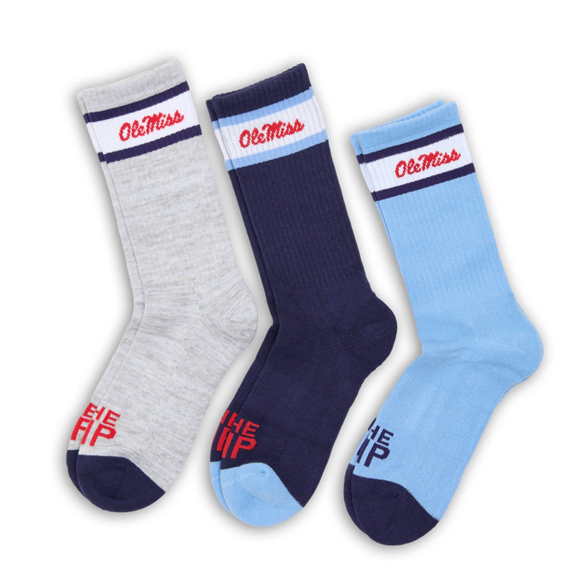 Retro Script Casual Crew 3-Pack DeadSoxy