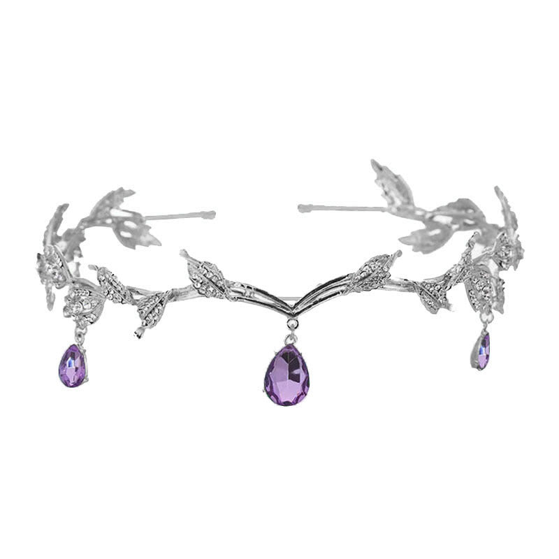 Rhinestone-Encrusted Hair Clip with Forehead Pendant Accent (MAC329) Mariam's Collection