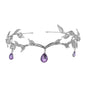 Rhinestone-Encrusted Hair Clip with Forehead Pendant Accent (MAC329) Mariam's Collection