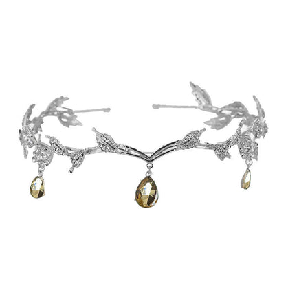 Rhinestone-Encrusted Hair Clip with Forehead Pendant Accent (MAC329) Mariam's Collection