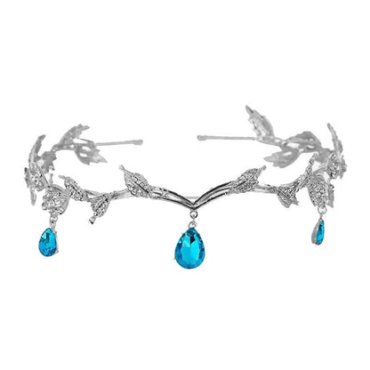 Rhinestone-Encrusted Hair Clip with Forehead Pendant Accent (MAC329) Mariam's Collection