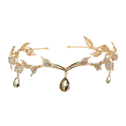 Rhinestone-Encrusted Hair Clip with Forehead Pendant Accent (MAC329) Mariam's Collection