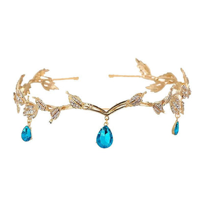 Rhinestone-Encrusted Hair Clip with Forehead Pendant Accent (MAC329) Mariam's Collection
