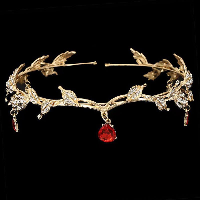 Rhinestone-Encrusted Hair Clip with Forehead Pendant Accent (MAC329) Mariam's Collection