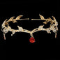 Rhinestone-Encrusted Hair Clip with Forehead Pendant Accent (MAC329) Mariam's Collection