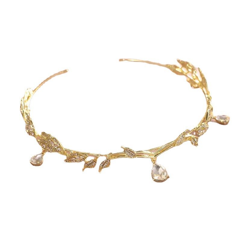 Rhinestone-Encrusted Hair Clip with Forehead Pendant Accent (MAC329) Mariam's Collection