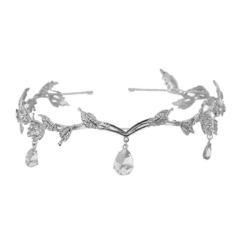 Rhinestone-Encrusted Hair Clip with Forehead Pendant Accent (MAC329) Mariam's Collection