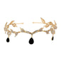 Rhinestone-Encrusted Hair Clip with Forehead Pendant Accent (MAC329) Mariam's Collection