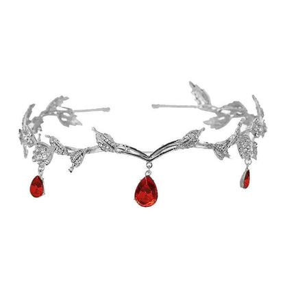Rhinestone-Encrusted Hair Clip with Forehead Pendant Accent (MAC329) Mariam's Collection